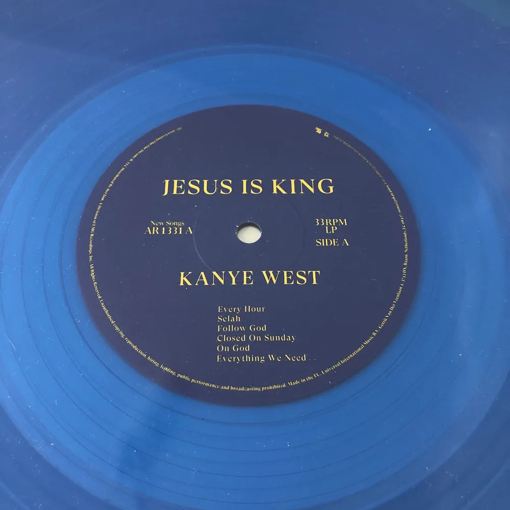 KANYE WEST - JESUS IS KING - VINYLSKIVA - NY / OSPELAD . Accessoarer.