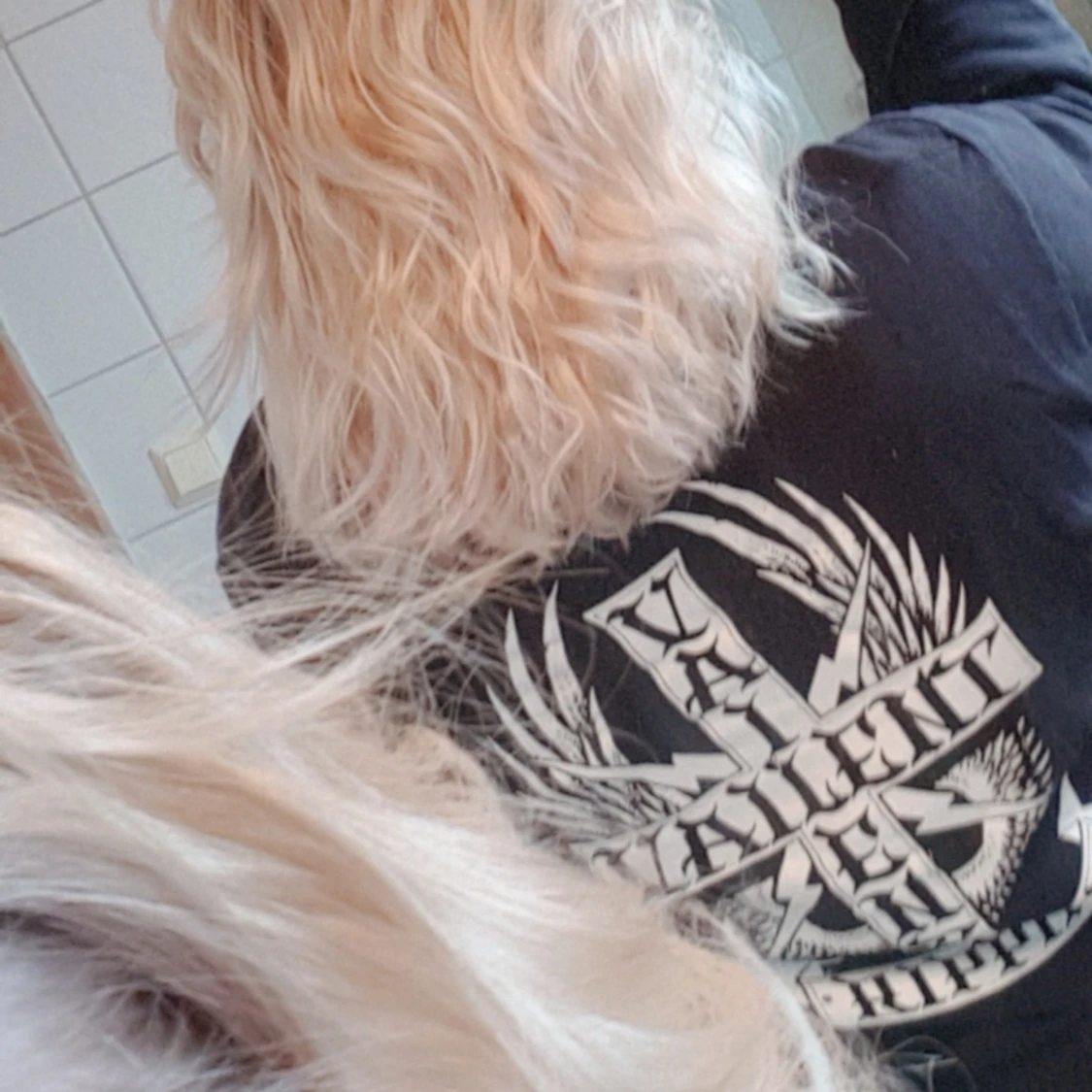 Svart sweatshirt L/M - 91