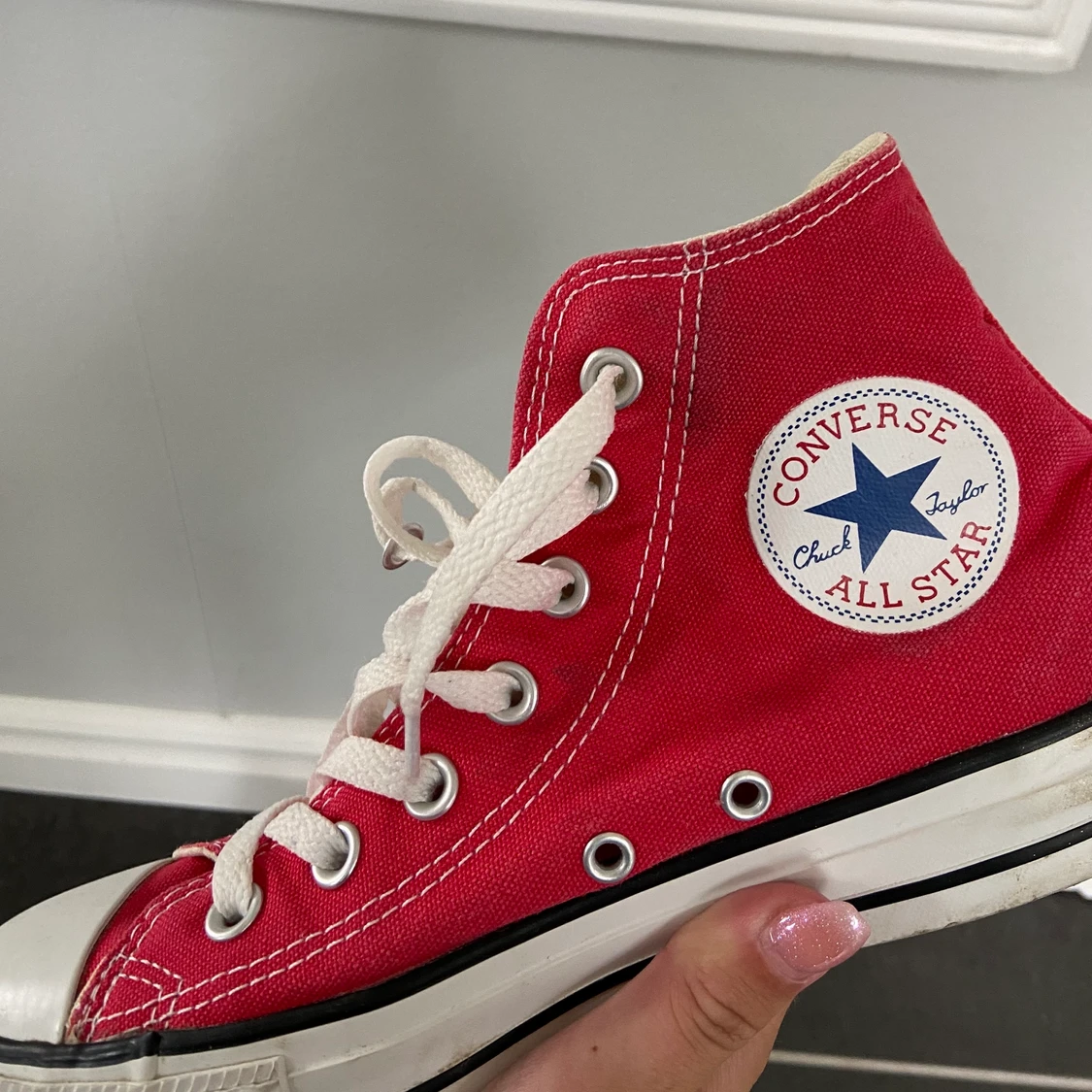 Röda converse - 91