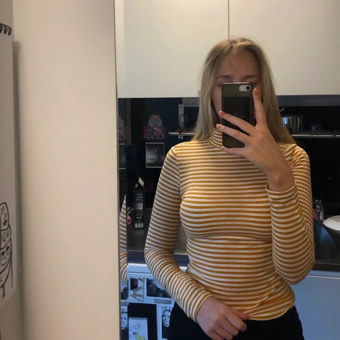 Randig polotröja - 90