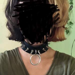 A black choker used about 13 times.