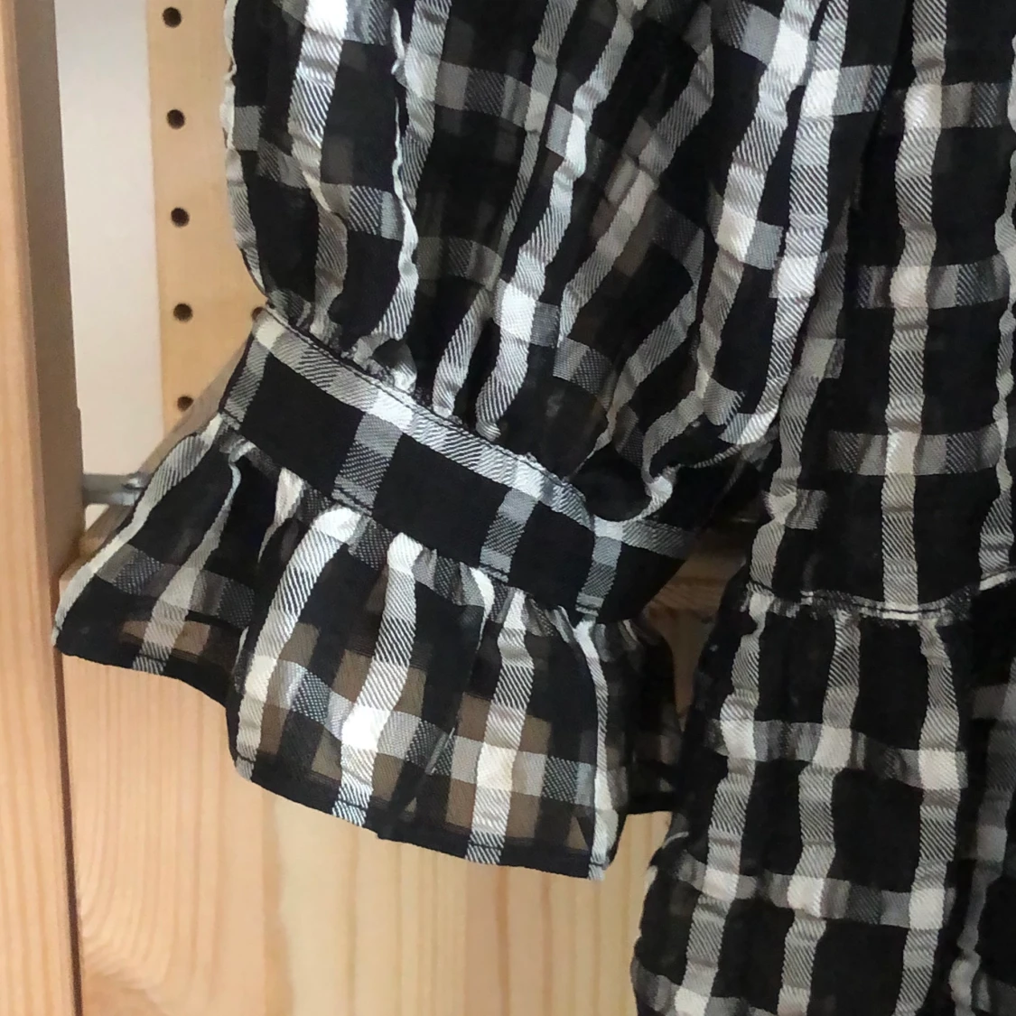 Babydollklänning i gingham - 91