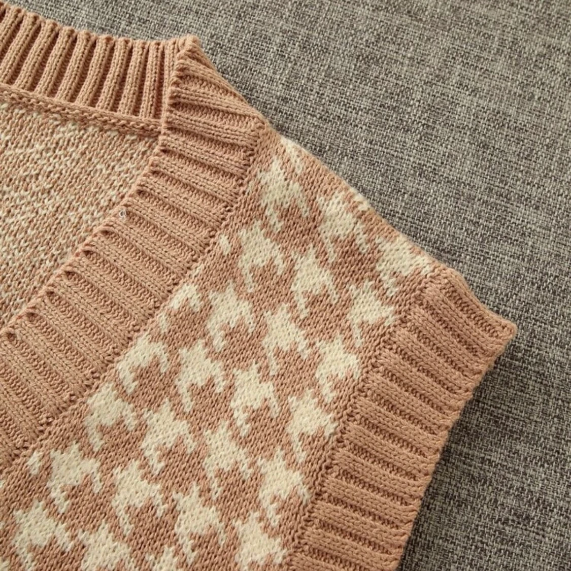 Stickad väst - 91