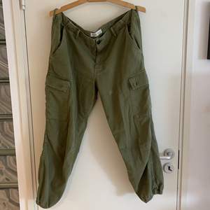 good condition cargo pants from Zara which are a bit oversized and can look great for smaller sizes if you want an even more of an oversized look