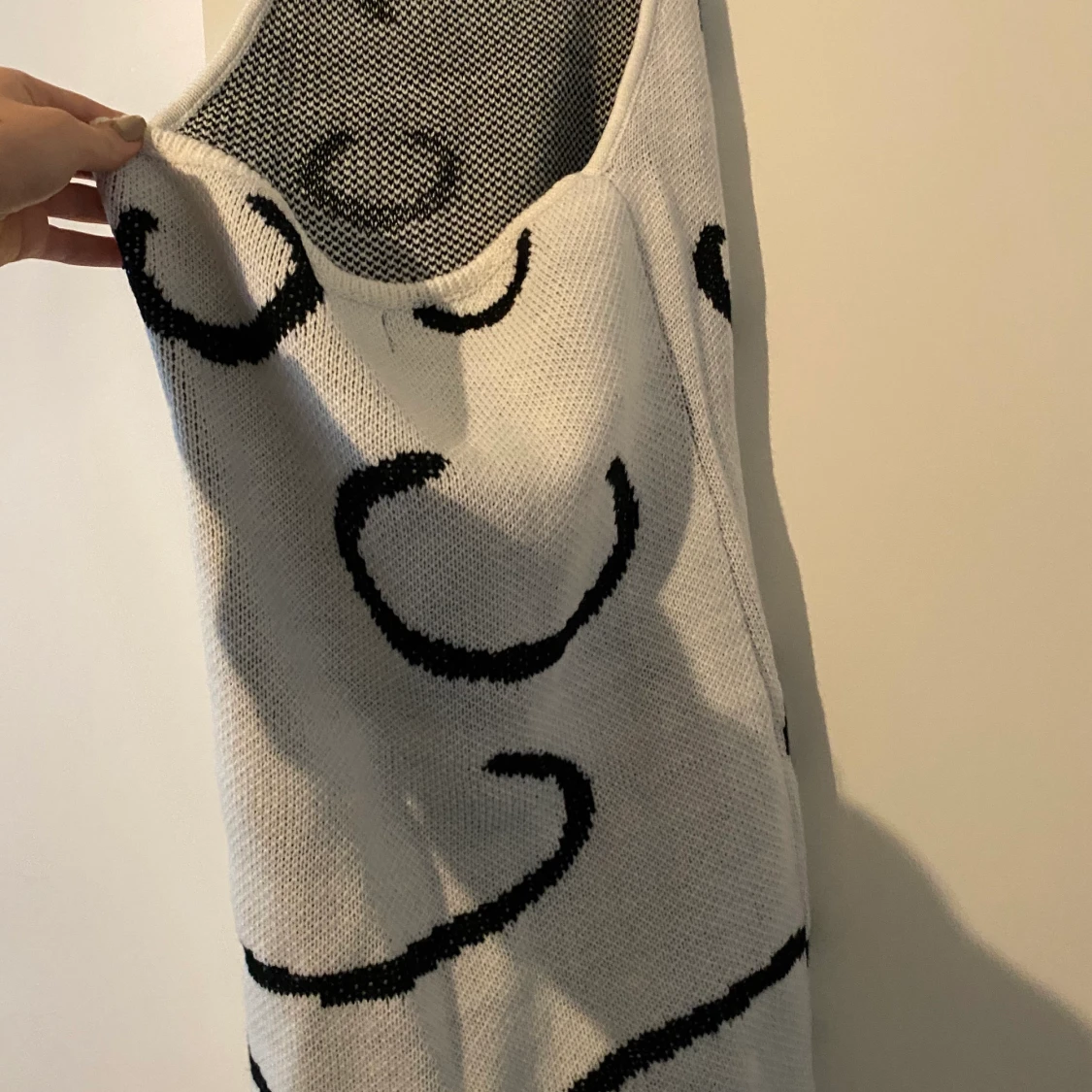 Stickad klänning - 90