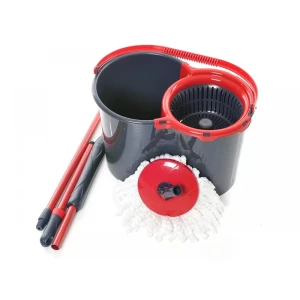 Hel ny oöppnad rengöring mopp sett - Oöppnad förpackning rengöring sett / hink och rör och mopp huvud