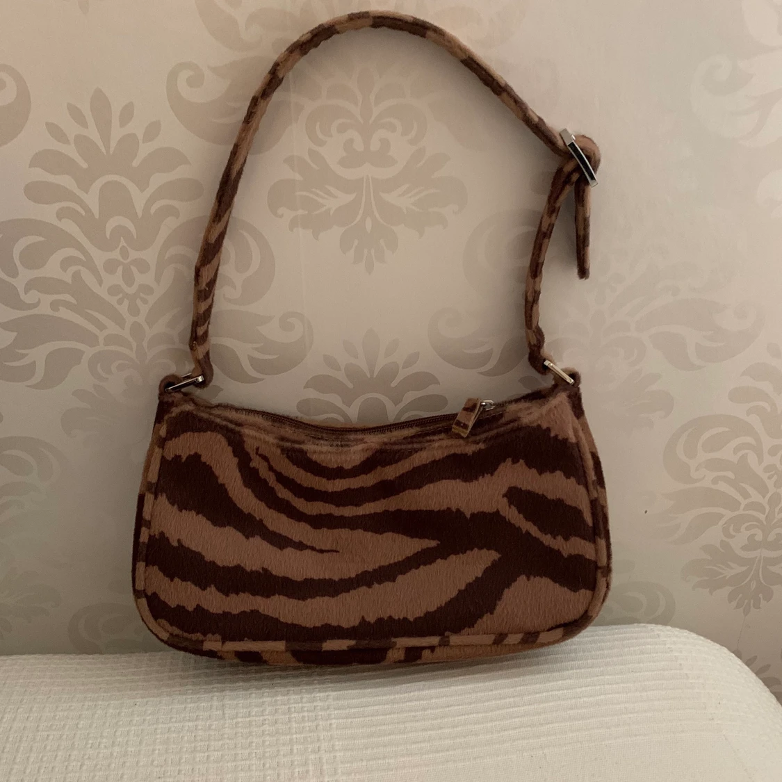 brun zebra väska  - 91