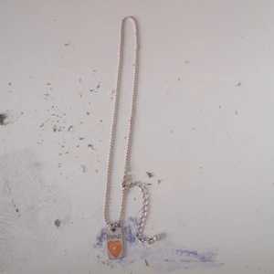 friends halsband  - halsbandet har ett orange hjärta