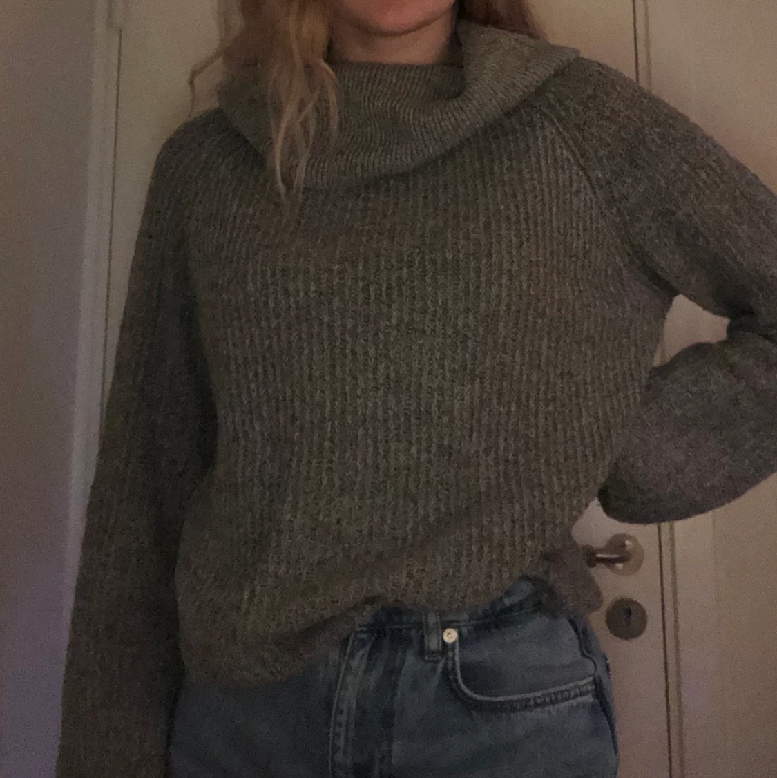 Stickad tröja