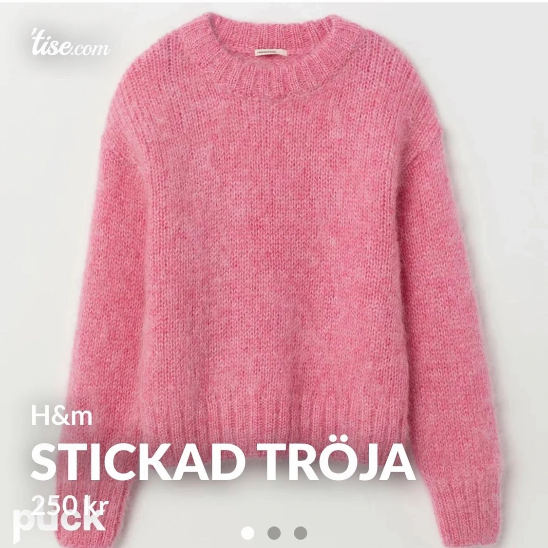 Stickad tröja 