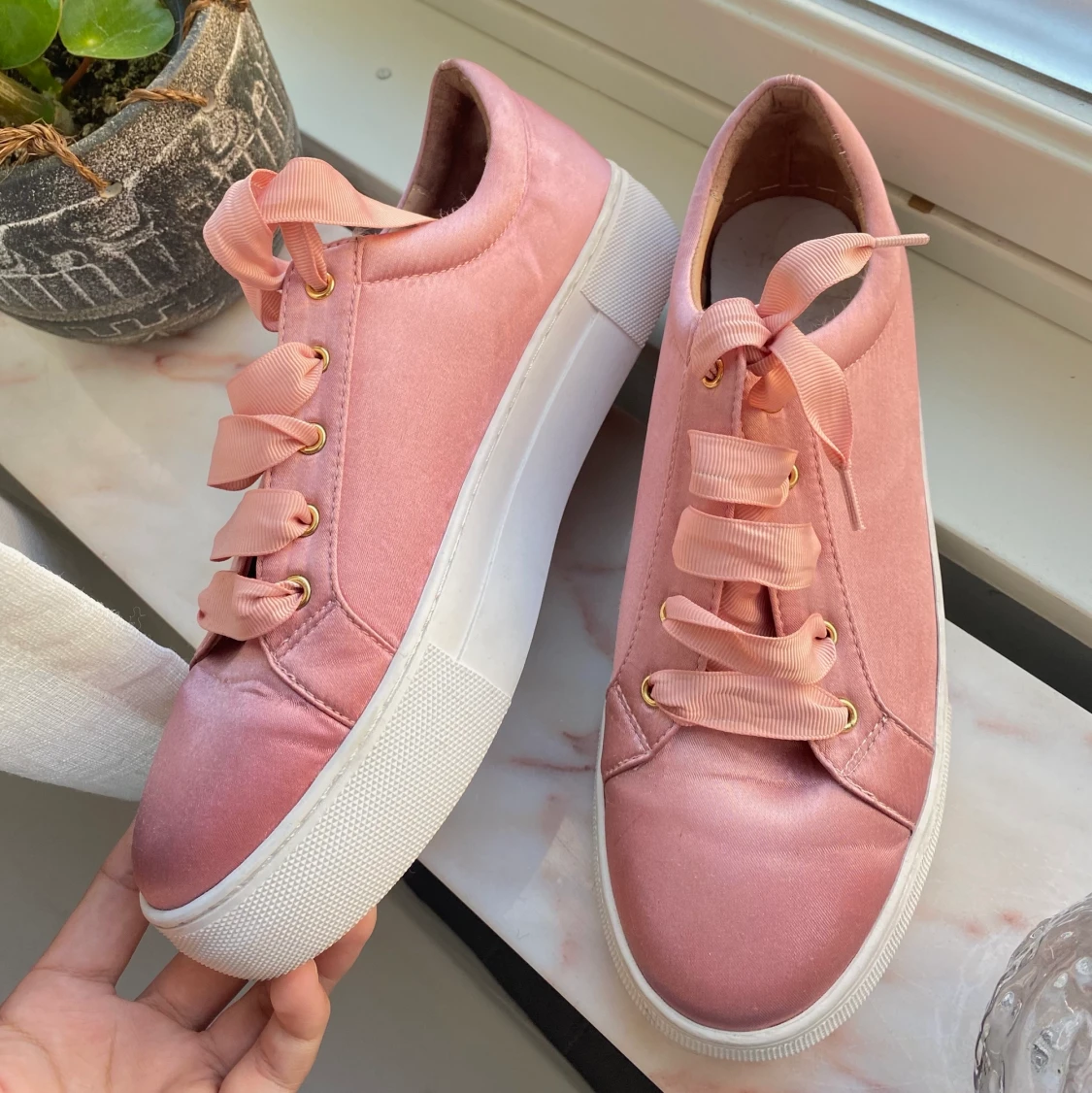 Jättefina rosa skor - 90