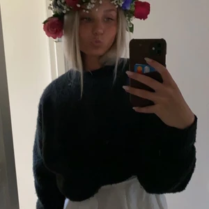 Stickad tröja - Svart stickad tröja från Asos! Storlek Small⭐️