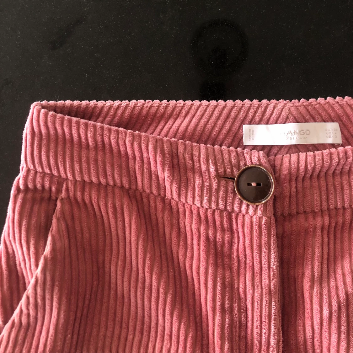  rosa ribbade byxor Mango - 91