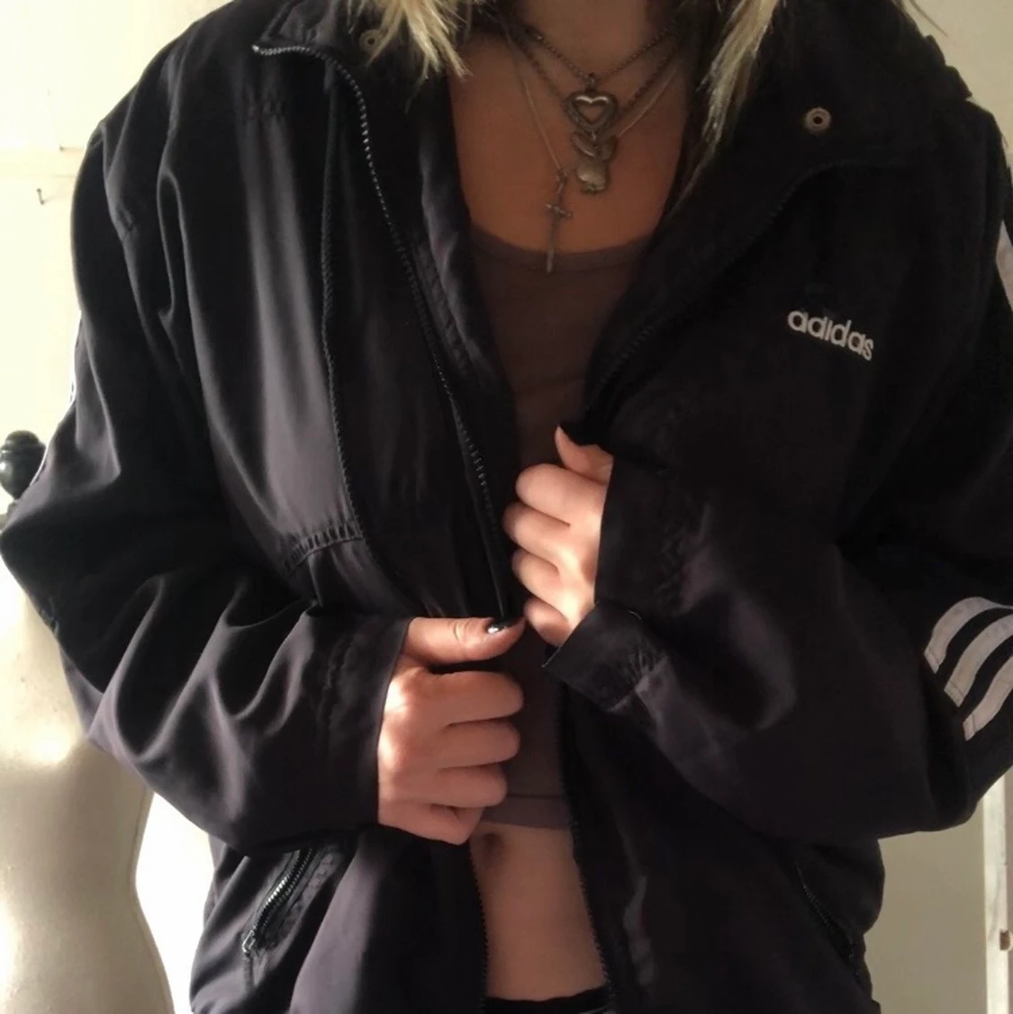 Retro adidas vind jacka - 90