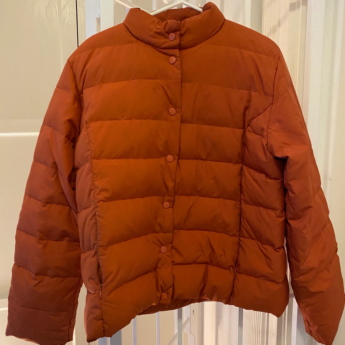Orange Puffer Jacka  - 90