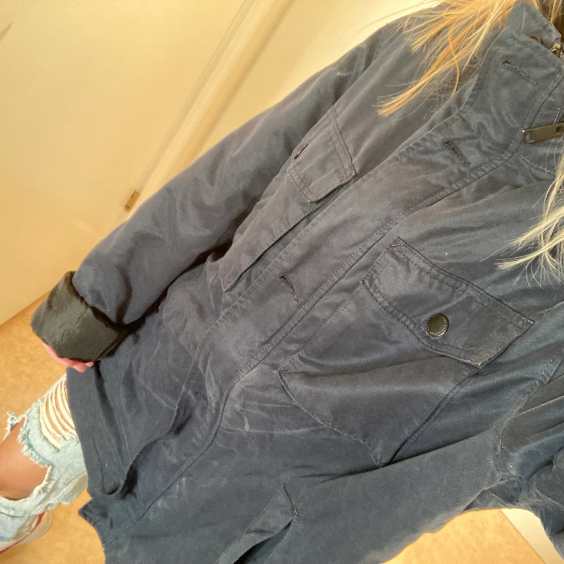 Marinblå herrjacka - 91