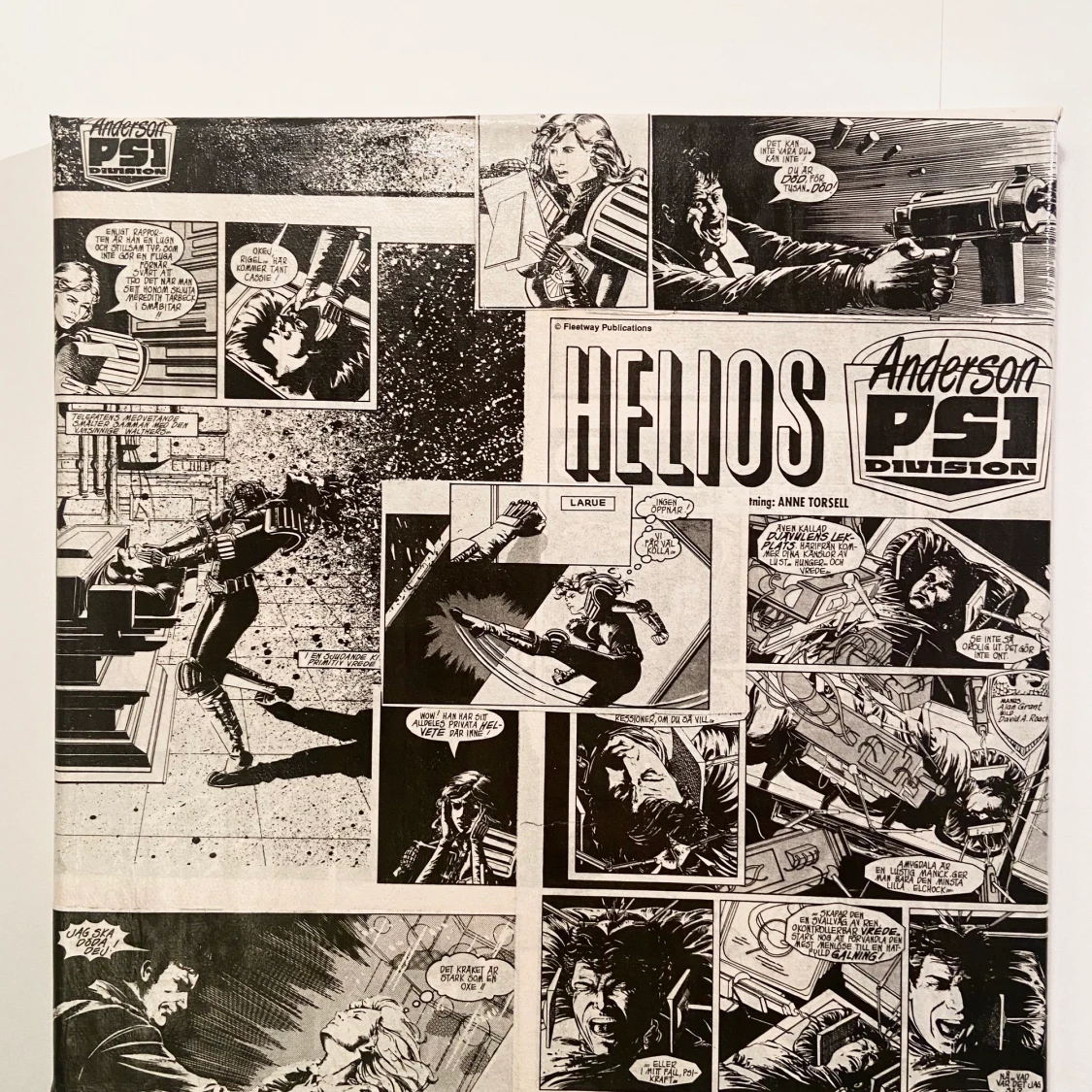 Vintage Comic Book Canvas Art