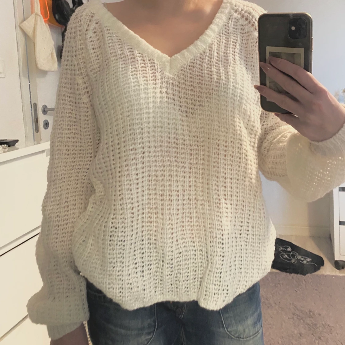 Stickad tröja - 90