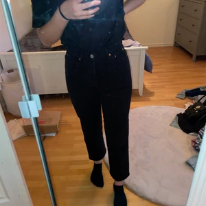 Levi’s ribcage straight ankle  - Levi’s jeans, modell ribcage straight ankle. Strl 24 och något korta på mig som är 163cm. Fint skick. Kan mötas upp i Karlskrona annars står köparen för frakten‼️ Betalning sker via swish✅