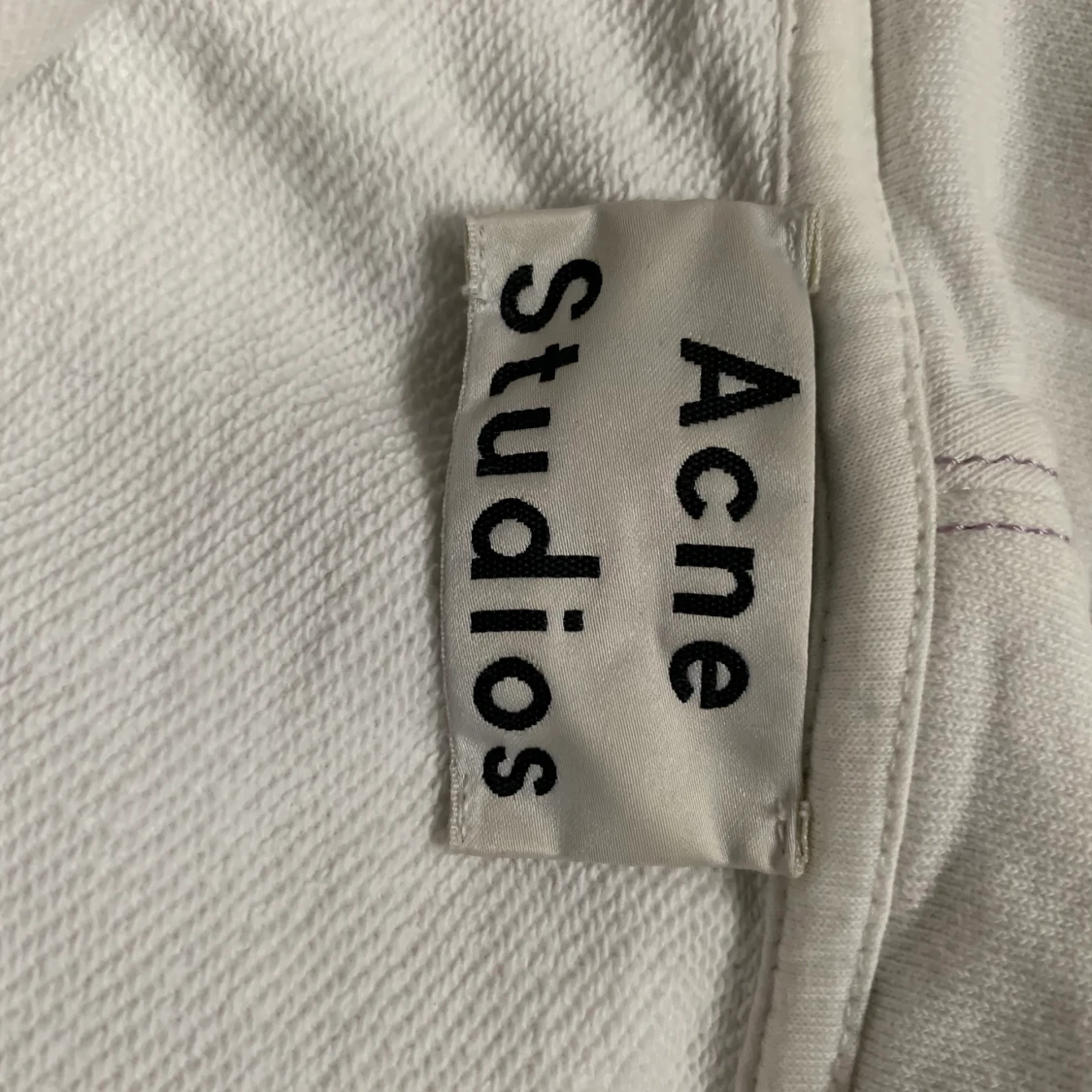 Acne Hoodie Vit  - 90