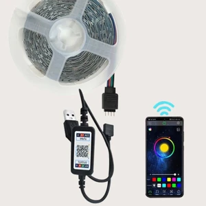 LED lights - Kollar intresset på denna LED lights som man ansluter via en app och bluetooth! Väldigt smidigt och enkelt och allt fungerar som den ska och finns i alla slags färger och ljusstyrka. Den är 5meter lång 🥰