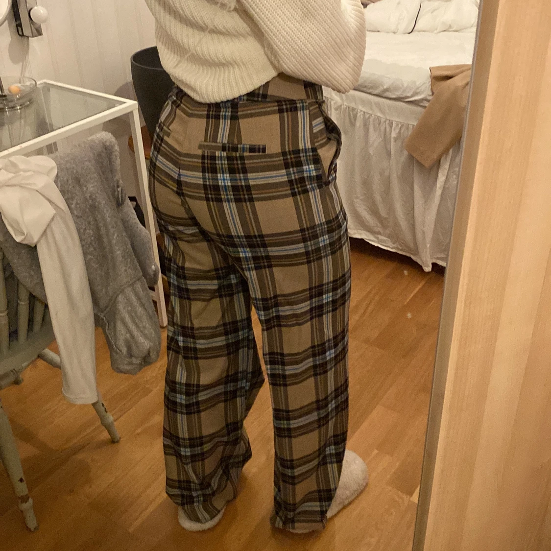 Rutiga kostymbyxor  - 91