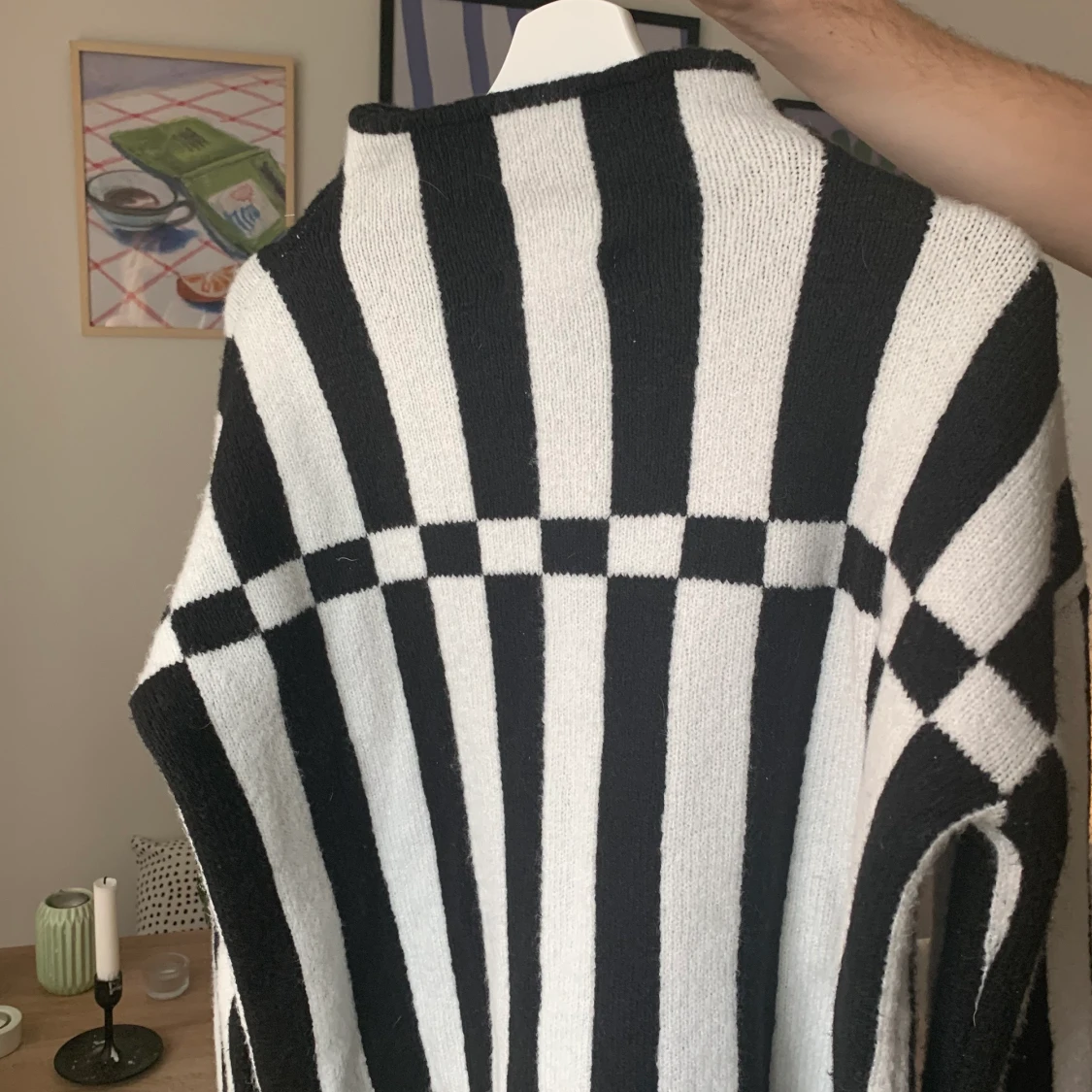 Stickad randig tröja från Mango - 91