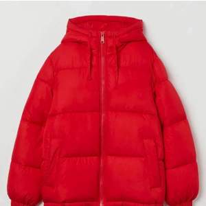 Säljer denna röda trendiga jacka, slutsåld på hemsidan. Använd nån enstaka gång då den kommer och är i fint skick❤️. Direkt pris 500kr ink frakt 