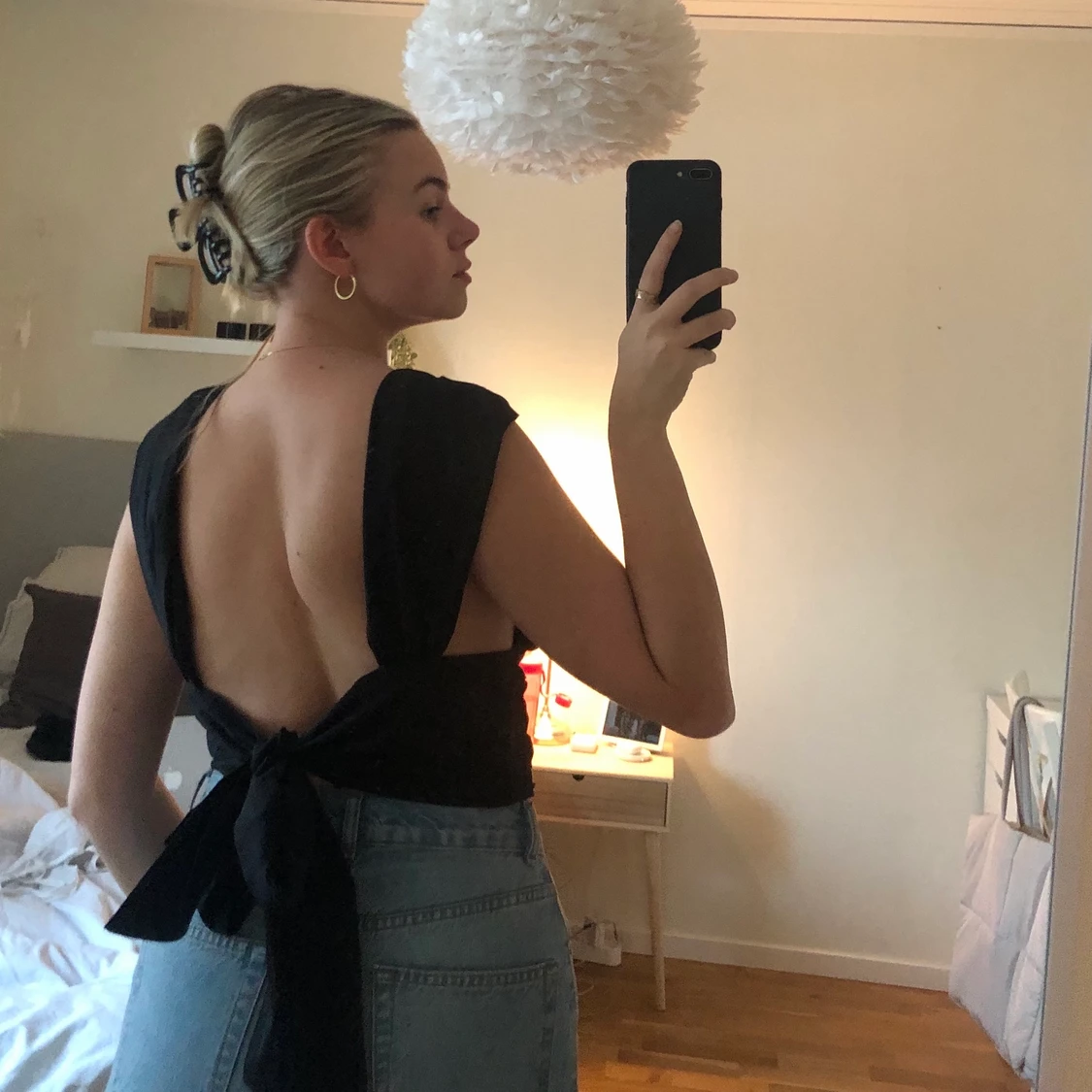 Svart Knyttopp gina tricot 