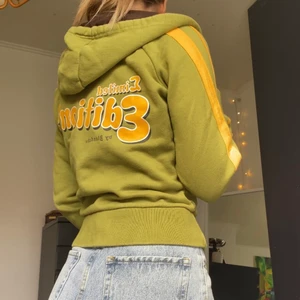 Limited Edition huvtröja med tryck - Supersnygg limited edition hoodie från 90-talet/tidigt 2000-tal från märket Blendshe! Tjocktröjan är i stl.S och har en kortare passform med dragkedja fram och också fickor med dragkedja.