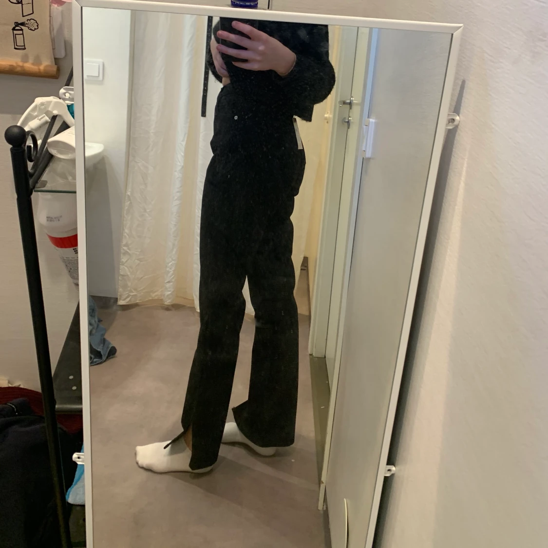 Jeans med slits