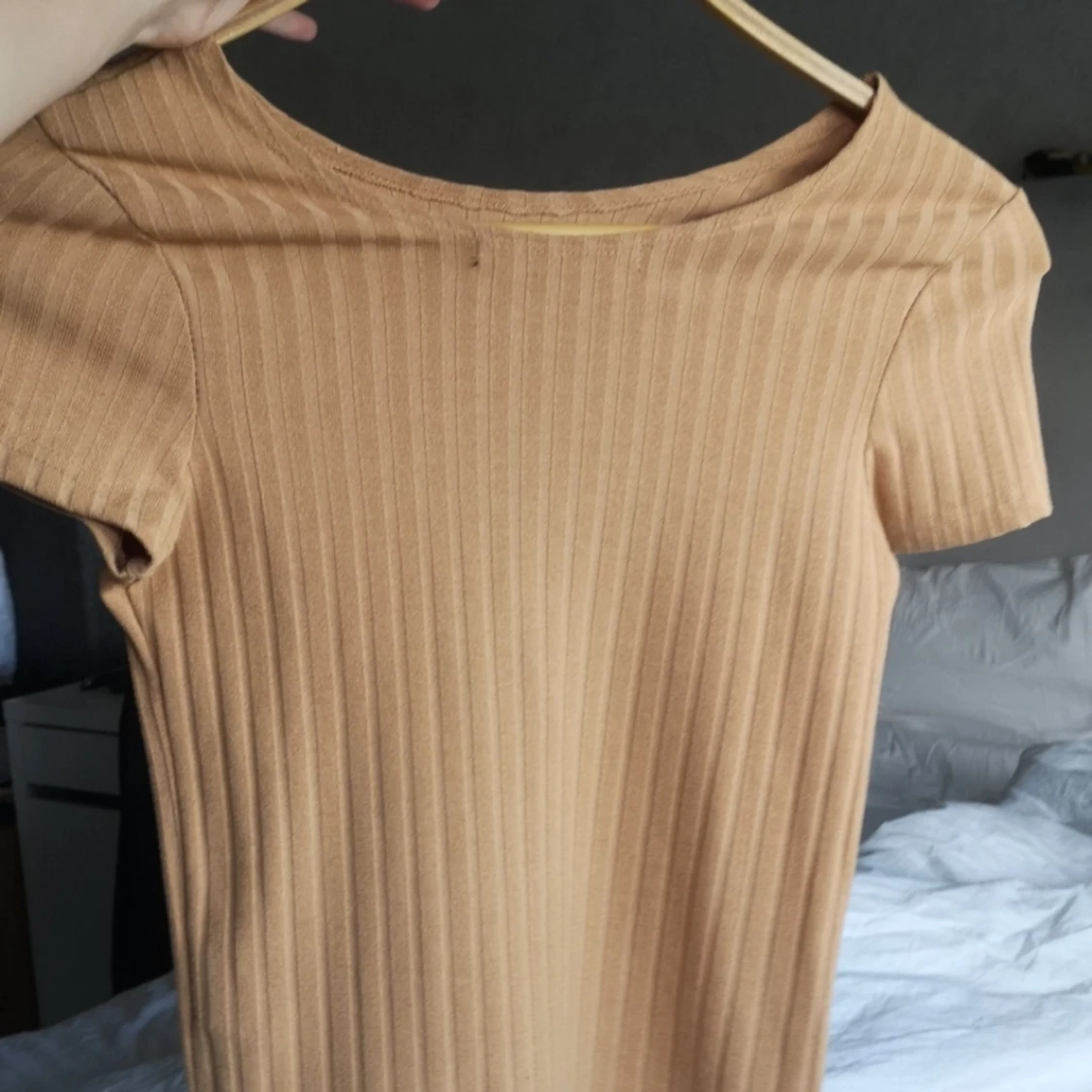 En orange, brun topp - 90