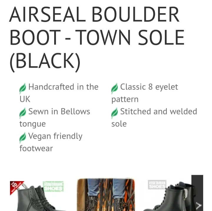 Bästa kvalité av veganskt läder. Snygga och bekväma boots. Fri frakt🌼💛🌿ordpris:1300kr. Skor.