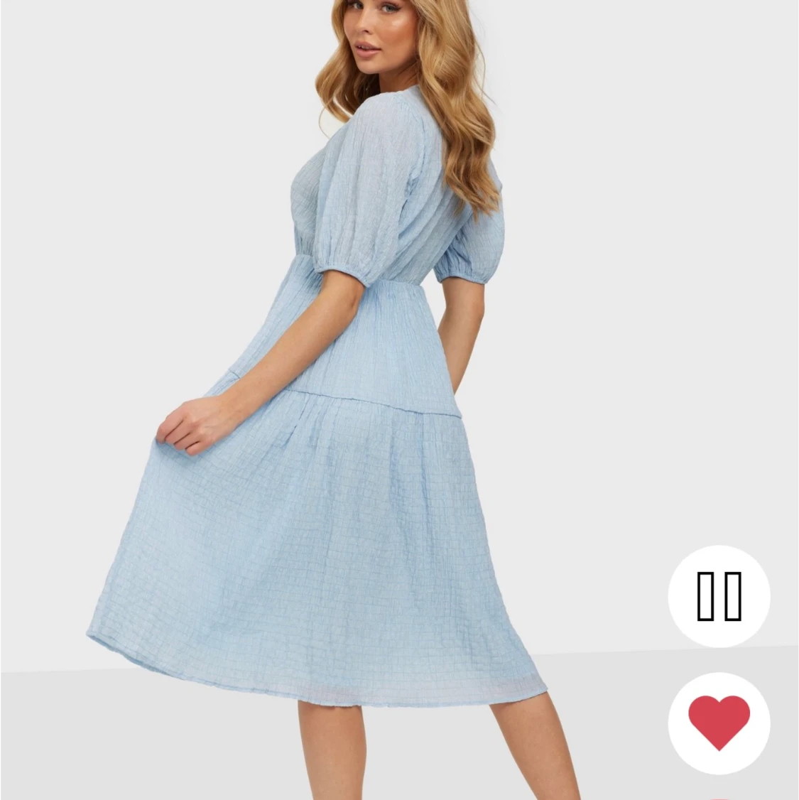 Ljusblå sommarklänning!  - 90