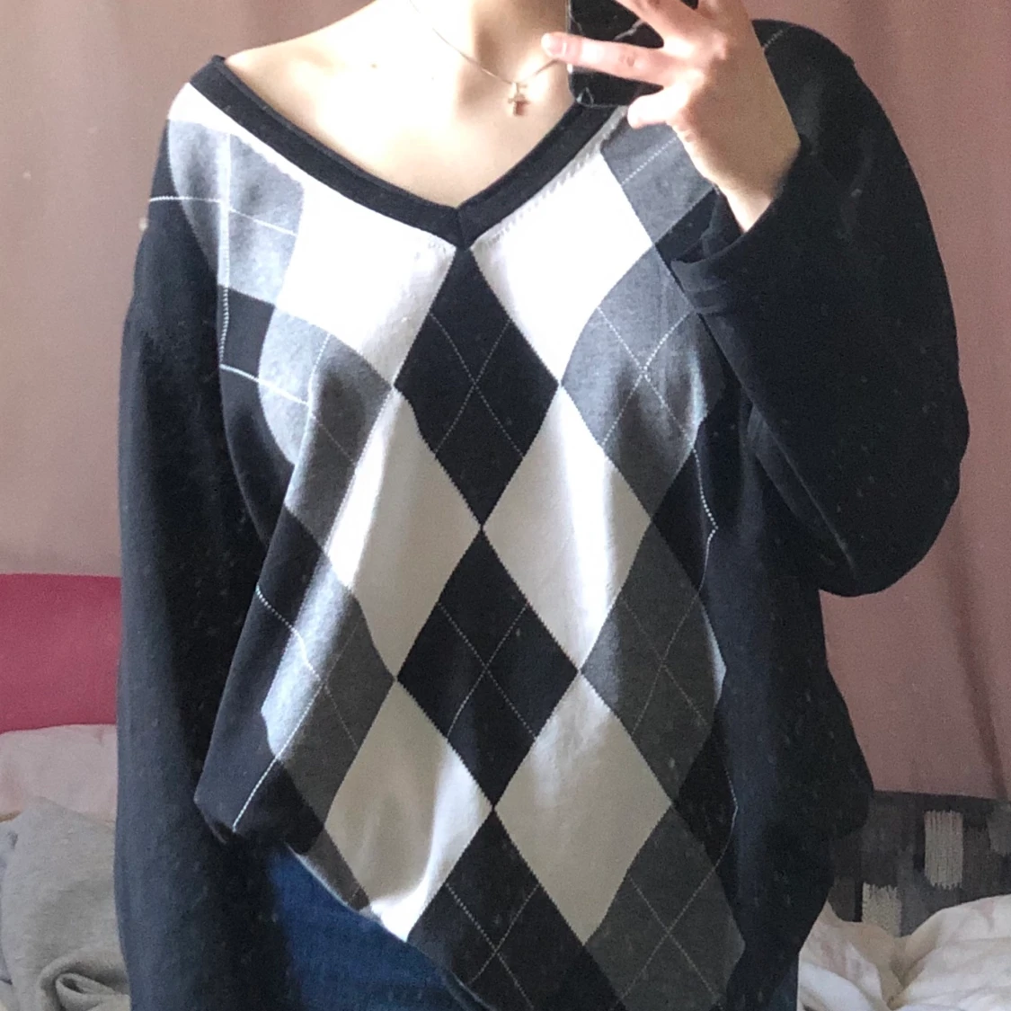 Tröja med mönster - 90