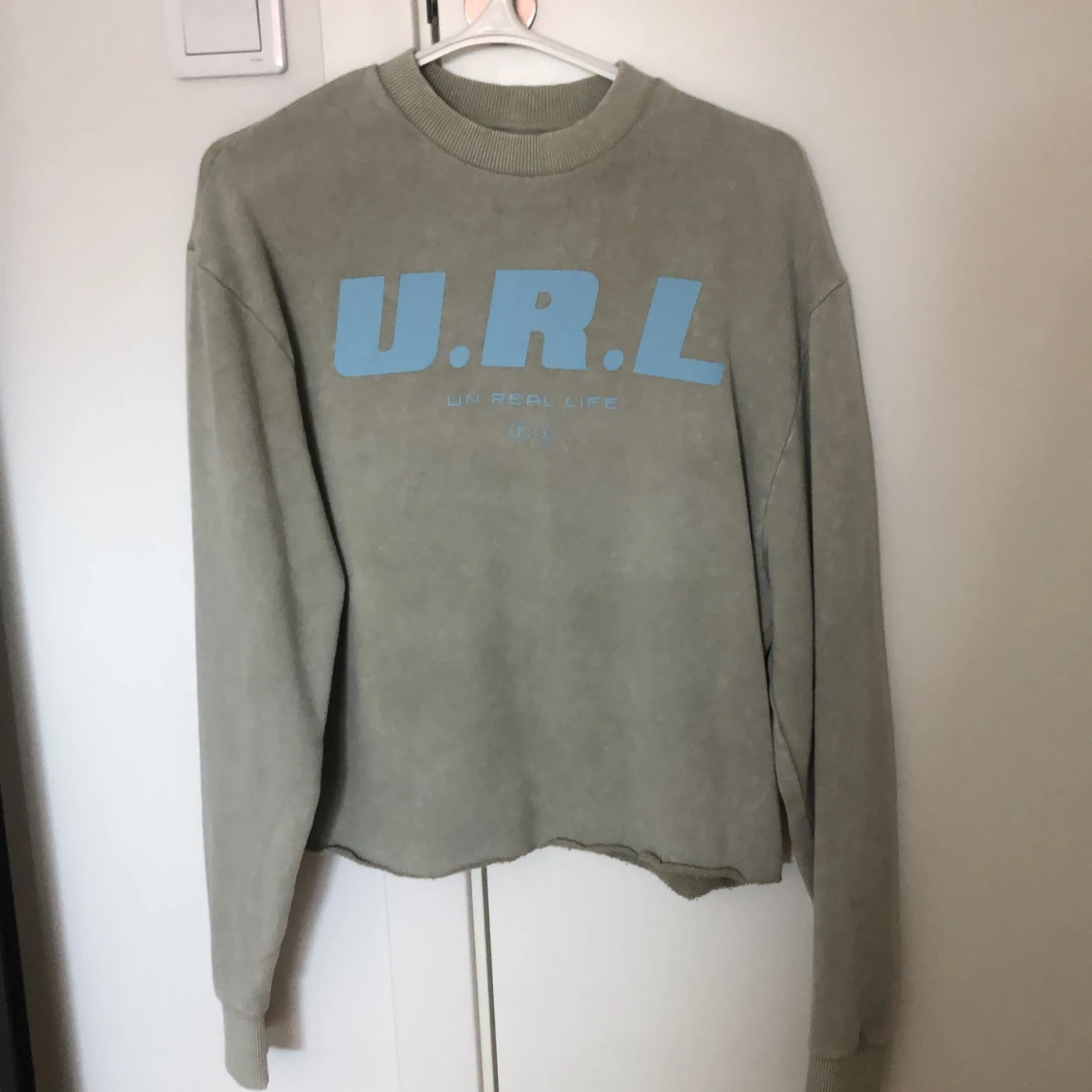 Grå Sweatshirt med tryck