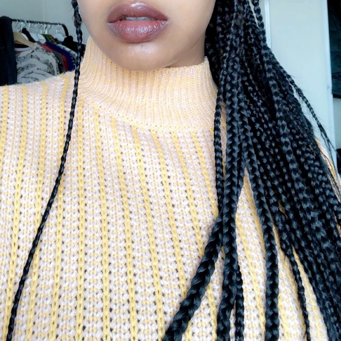 Turtleneck stickat tröja