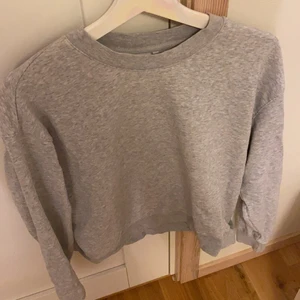 Grå sweatshirt från Weekday strl Xs - Storleken är normal. Väldigt bra kvalitet. Säljer då den är för liten för mig. Betalning sker via swish och pris kan diskuteras och frakt tillkommer. 