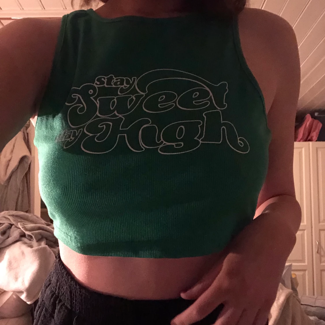 Snyggt grönt linne! 💚 - 90