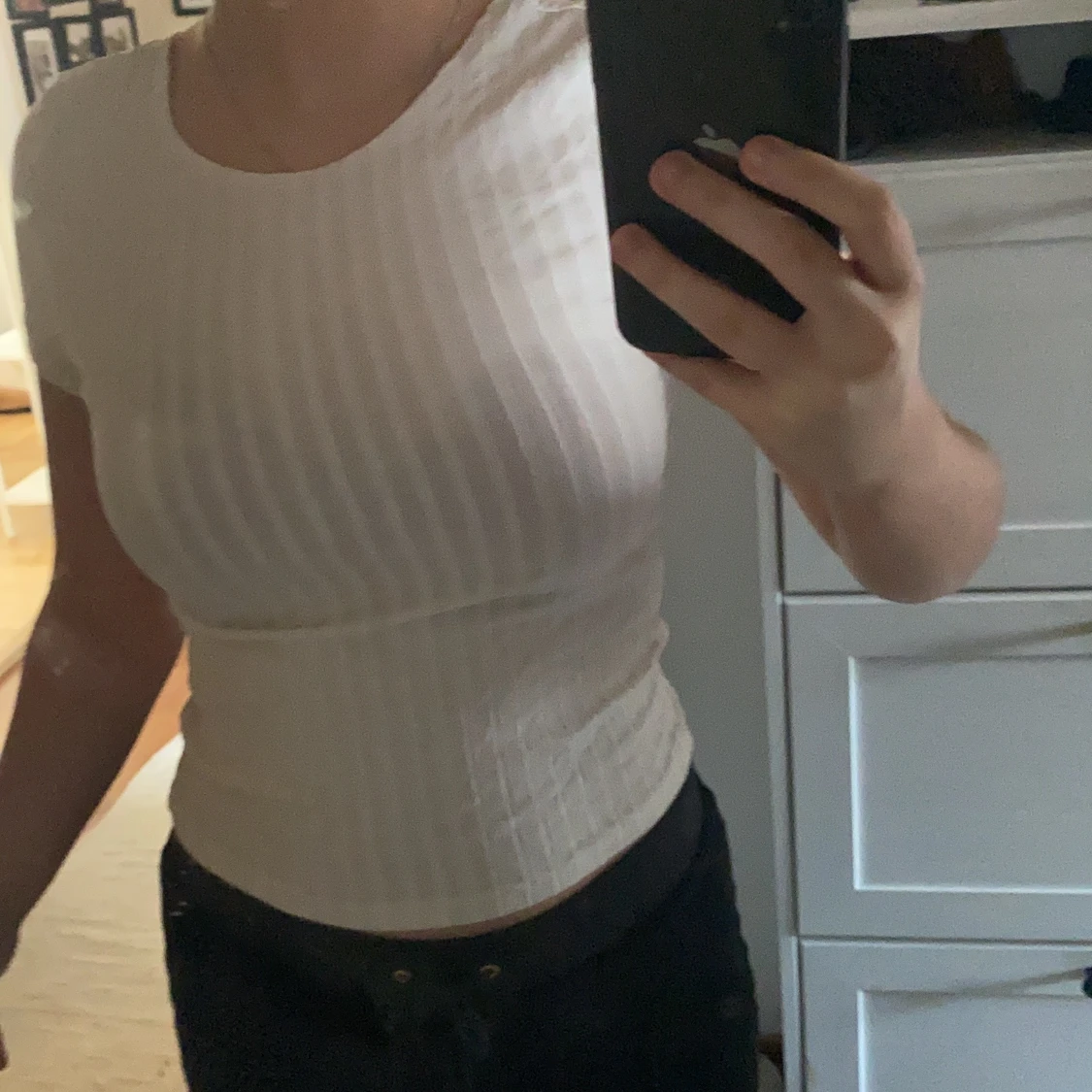 Basic vit topp/tröja - 91