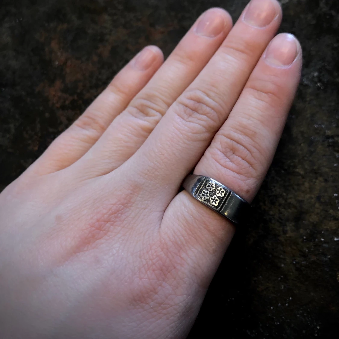 Ring i rostfritt stål - 90