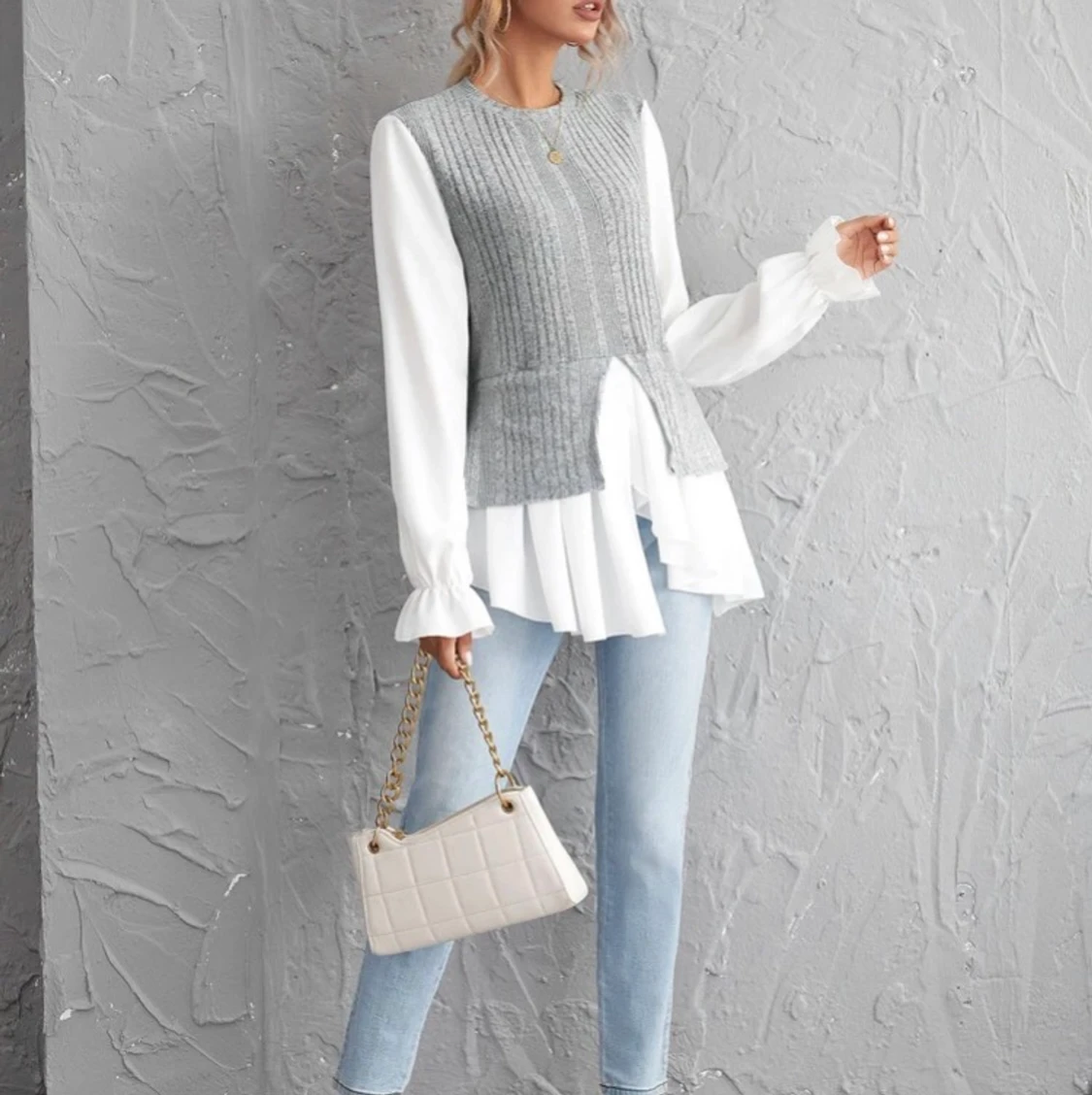 Ny topp skjorta väst tröja