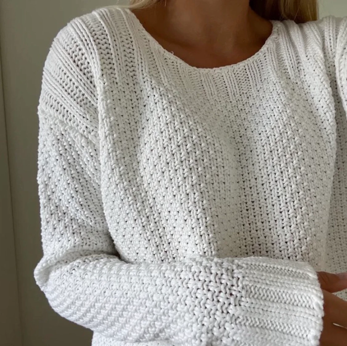 Stickad tröja