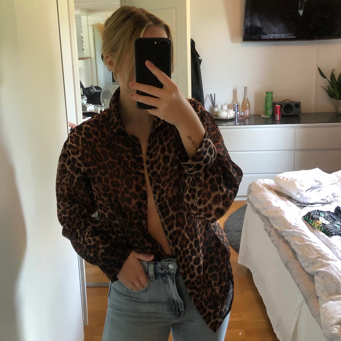 Leopard skjorta - 90