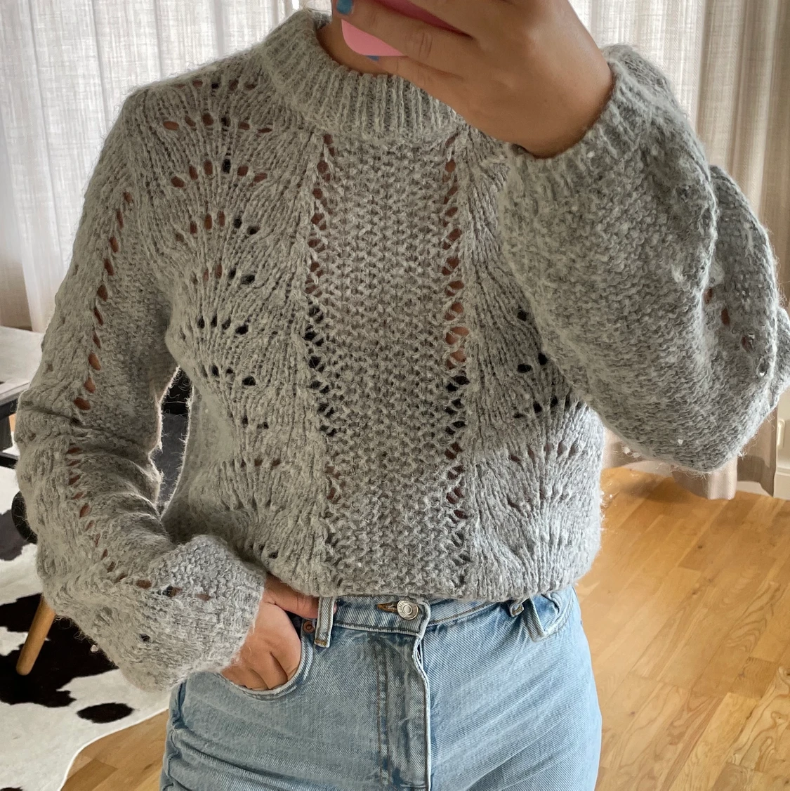 Stickad tröja