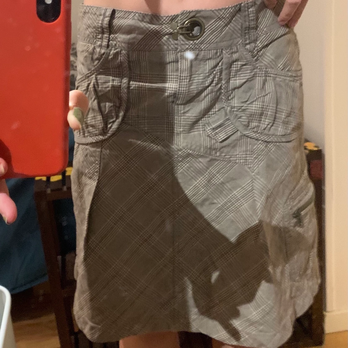 rutig kjol från esprit - 90