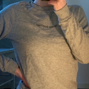 Grå sweatshirt - Denna har aldrig kommit till användning! Det står ”team internet” på den! Den är ifrån h&m, betala via swish 
