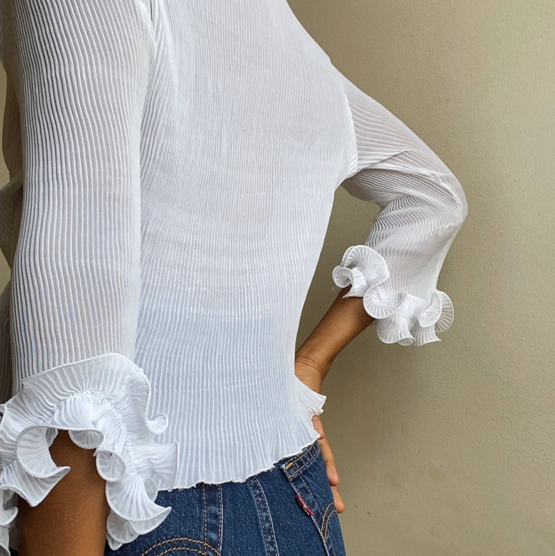 Vintage tröja med artsy design  - 91