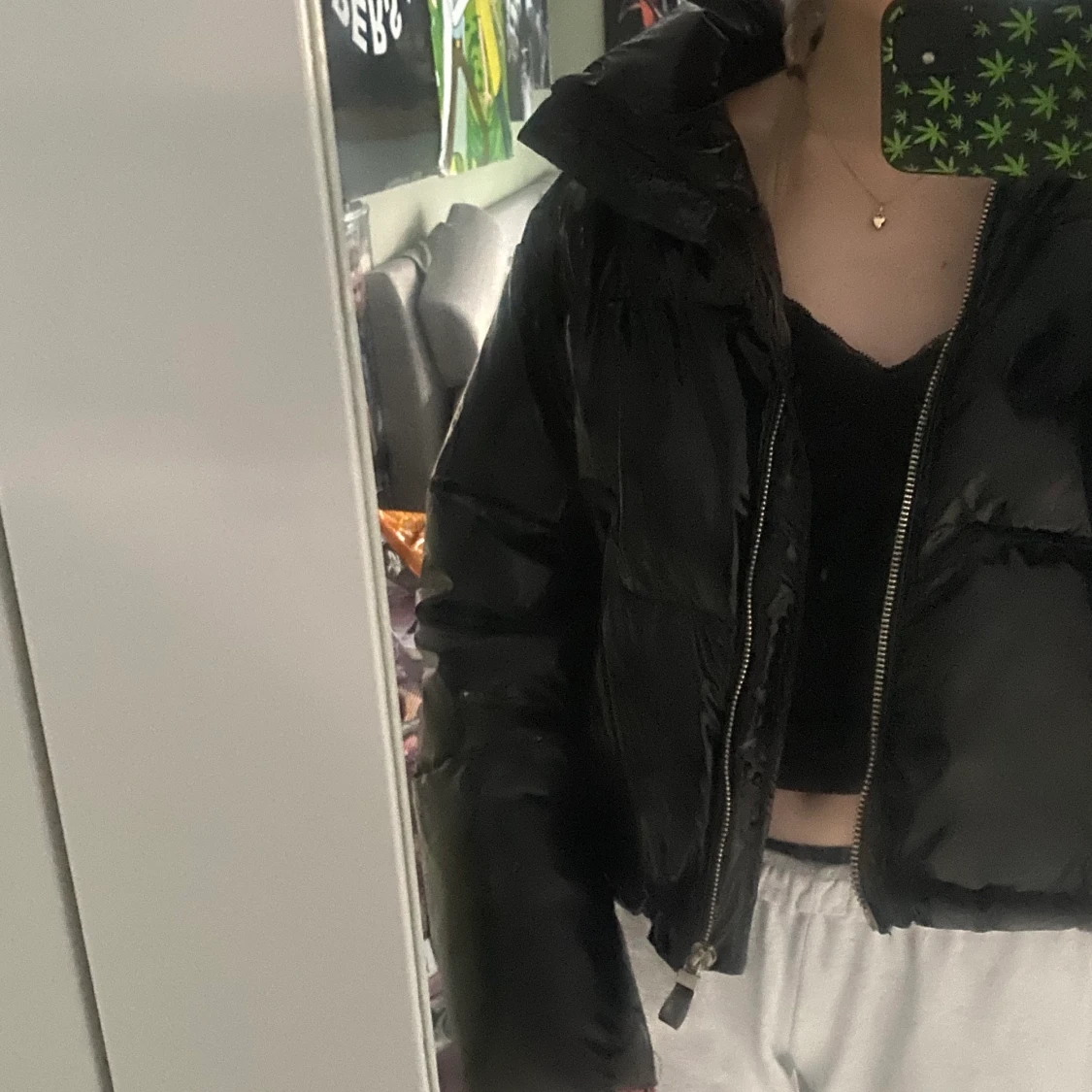 Svart jacka den bershka