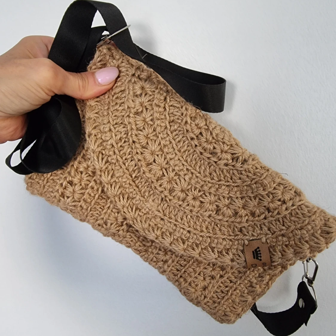 Virkad mini crossbody väska.  - 90